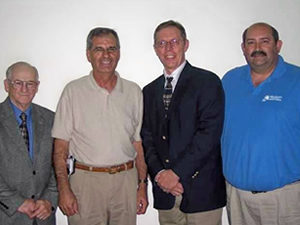 Photo Left to Right: Joseph Bouchard J., Patrick St. Peter, Jefferey Davenport, Kenneth Hensler